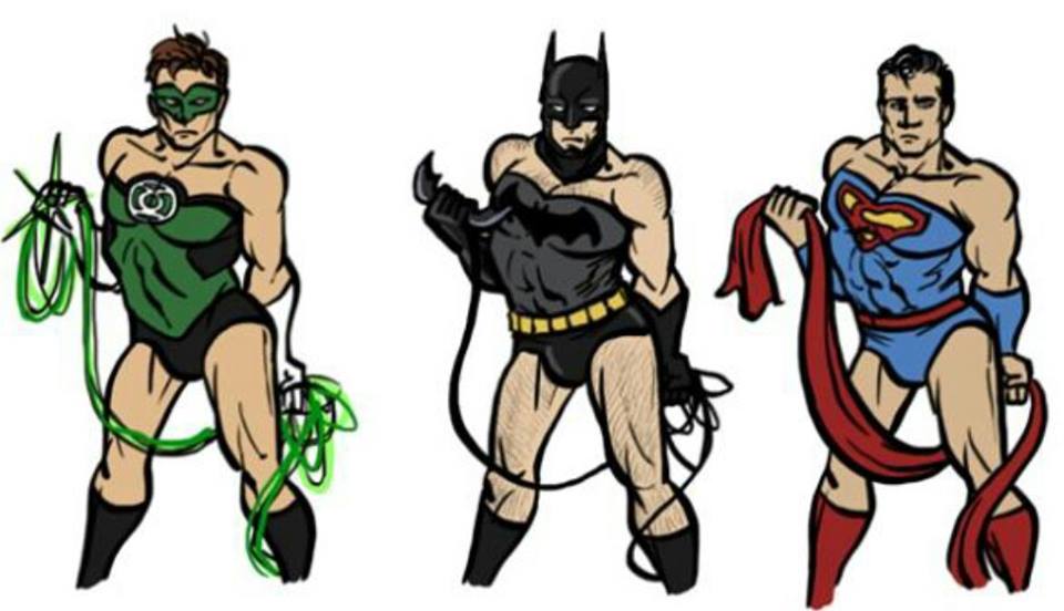 Priest_HarleyQ's tweet photo. You guys have never looked better!#singleladies #TheOriginalSuperhero 
@JesusC_Superman @Judas_Batman @Thomas_GLJade http://t.co/o0UwVryhUF