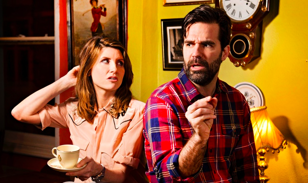 robdelaney's tweet photo. Guardian calls it "depraved," Times calls it "raw &amp; rude." Watch our new show #Catastrophe: http://t.co/K7jgHMrZ8O http://t.co/LJmCnYYyCc