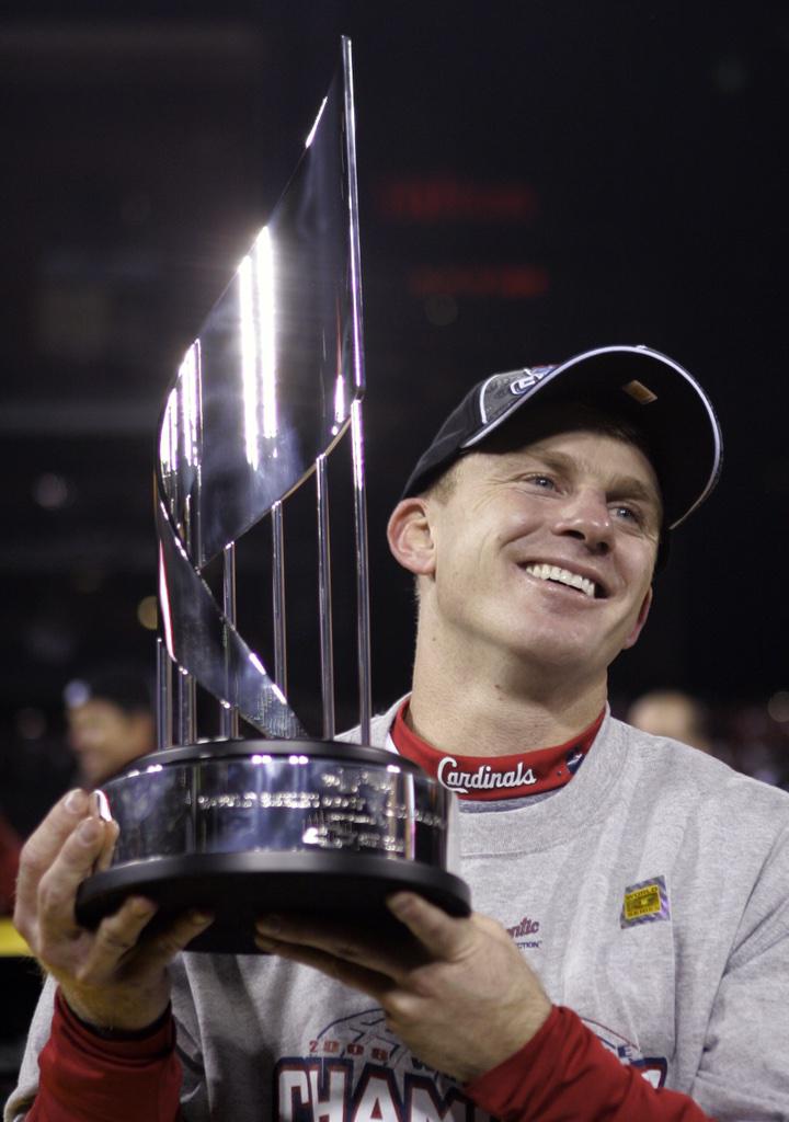 BirdsOnTheBat13's tweet photo. Happy 40th Birthday goes out to World Series MVP and one of my all time favorite #STLCards @DavidEckstein22! http://t.co/x8eXZwU4tP