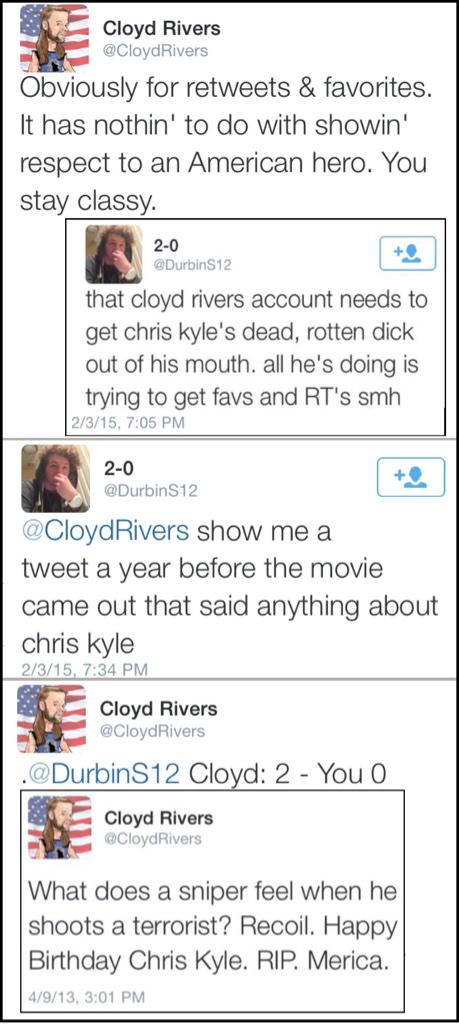 CloydRivers's tweet photo. Merica: 2 - Durbin: 0 http://t.co/sEIrb8BEl7