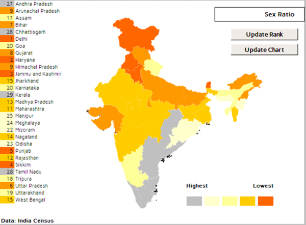 ReeJoshi's tweet photo. #ist719 @JeffHemsley .A great way to demonstrate regional data for your presentations &amp; dashboards using heat maps. http://t.co/lQnKgvbnzY