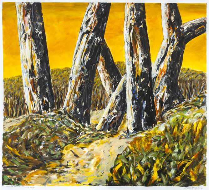 ConversationEDU's tweet photo. Jan Senbergs' paintings are a brilliant shock to the senses. https://t.co/zK4577OBGS http://t.co/dHhDB8UpYf