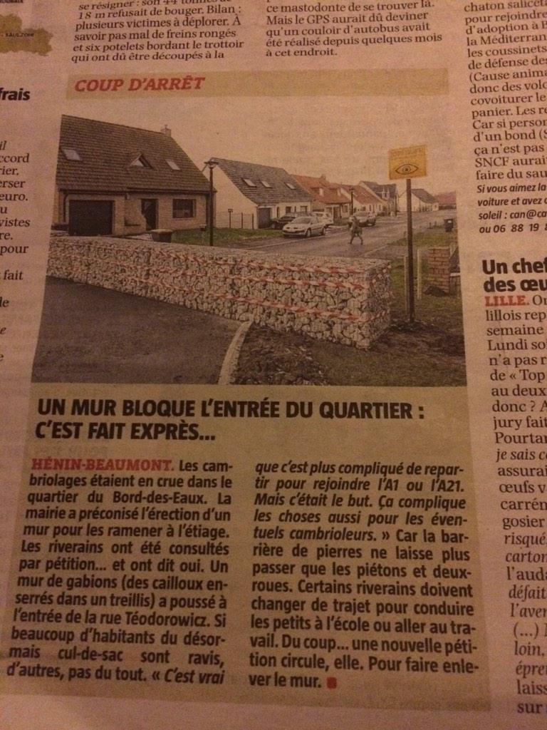 Cc <a href="/bassinmine/">Bassin miné</a> via <a href="/lecontempteur/">Sébastien Leroy 🗞🇺🇦</a>: La subtile solution de la mairie #FN d'henin-Beaumont contre le cambriolage.