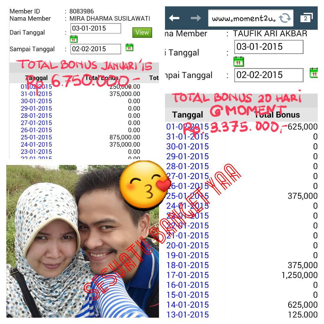 miradharma's tweet photo. Bulan januari 10jt-an.  Join moment mmg ga rugi..dpt SEHAT dpt CANTIK dpt DUIT 

add bbm 229DEFF3 http://t.co/ZO3vOhPE5e