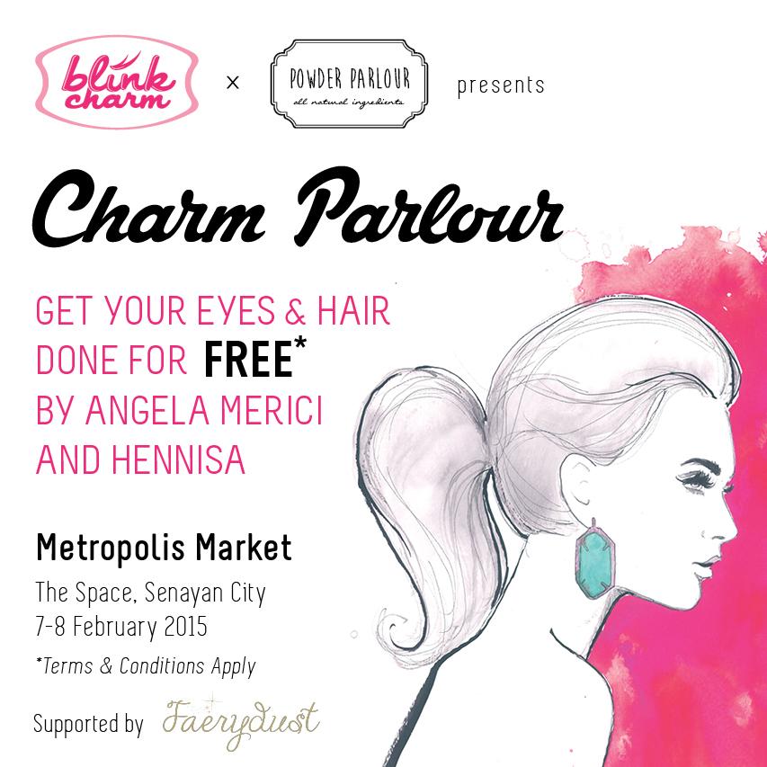 blinkcharm's tweet photo. We'll be at Metropolis Market, The Space , Senayan City this week.  See you all soon, Charmholics. http://t.co/ofgUad6vcR
