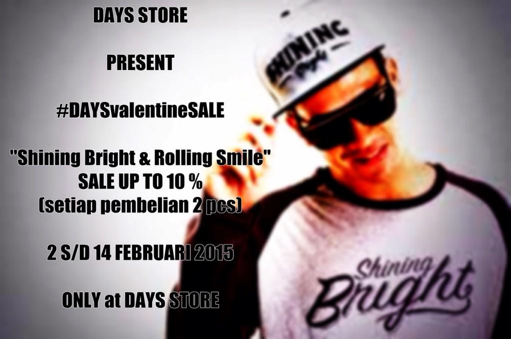 DAYS_Store's tweet photo. Yuk #SahabatDAYS @RollingSmileTM lagi ada diskon di #DAYS_Store ...buruan sebelum kehabisan!! http://t.co/n9b715bguO