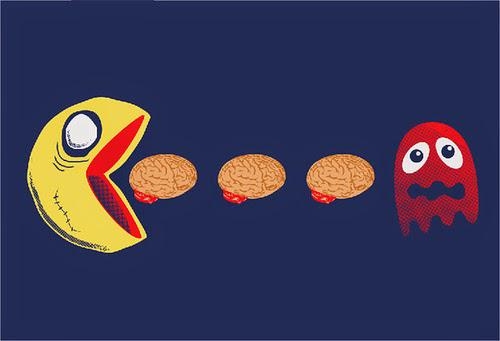 TapslayerAlice's tweet image. Pacman just got a whole lot scarier. First, ghosts. Now zombies? #Pacman #zombies #Tapslayer
