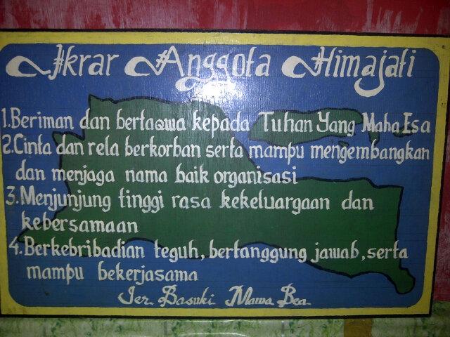 Himajati's tweet photo. IKRAR ANGGOTA HIMAJATI http://t.co/mbjKPfuyLE