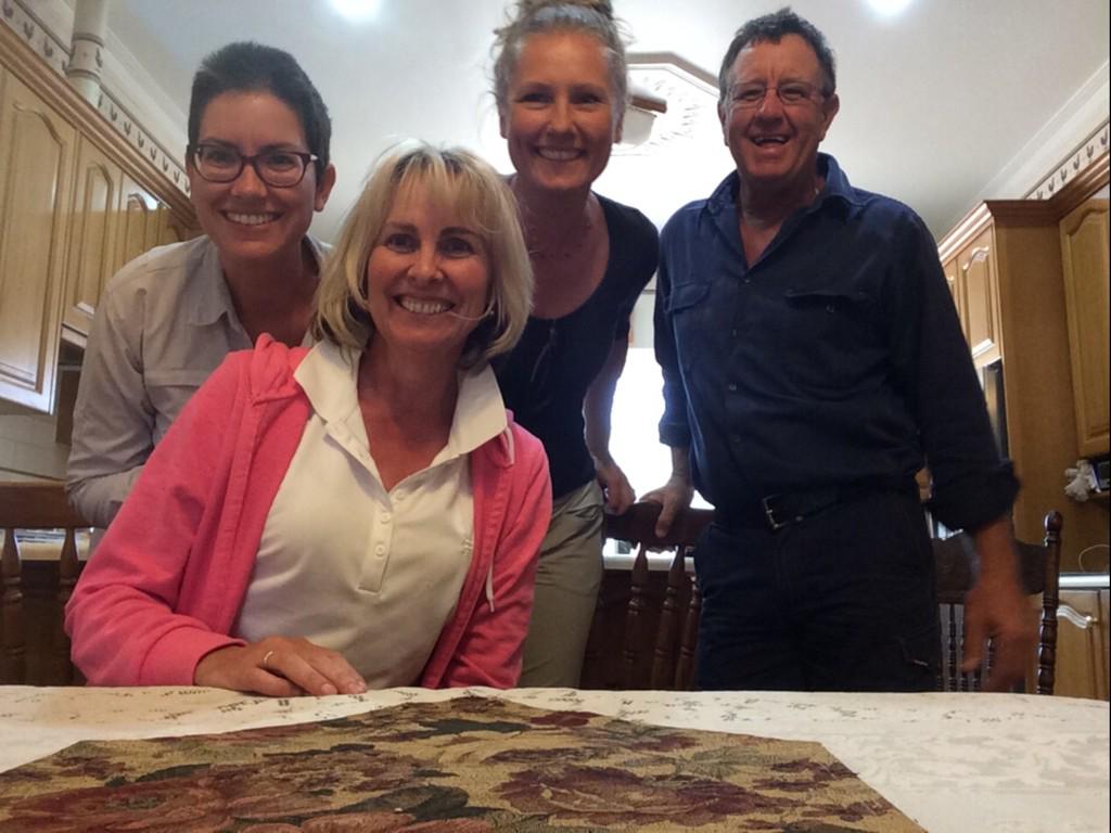 andyhann1's tweet photo. Great day, farm chat, tour and lots of laughs with #wavecam Thanks 4visit @sarahcoleoz &amp; Libby #climatechamps alumni http://t.co/gQ1JAHE6P0
