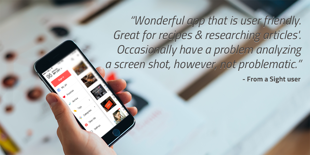 SightApp tweet media