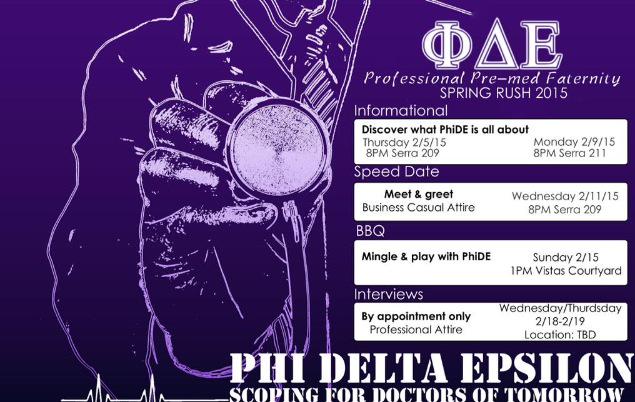 Are you interested in becoming part of the professional med fraternity!? Check out the flyer attached!