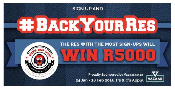 MenOfTuks's tweet photo. Help your Res to win R5000 cash. Go to http://t.co/c85OMGPtgr  and sign up today to #BackYourRes. @BoekenhoutRES http://t.co/J0rjeaq2QZ