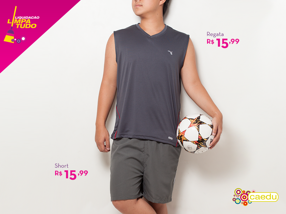 CaeduModa's tweet image. No #LimpaTudoCaedu você encontra peças para eles entrarem em forma por um preço incrível! #ModaMasculinha #Fitness