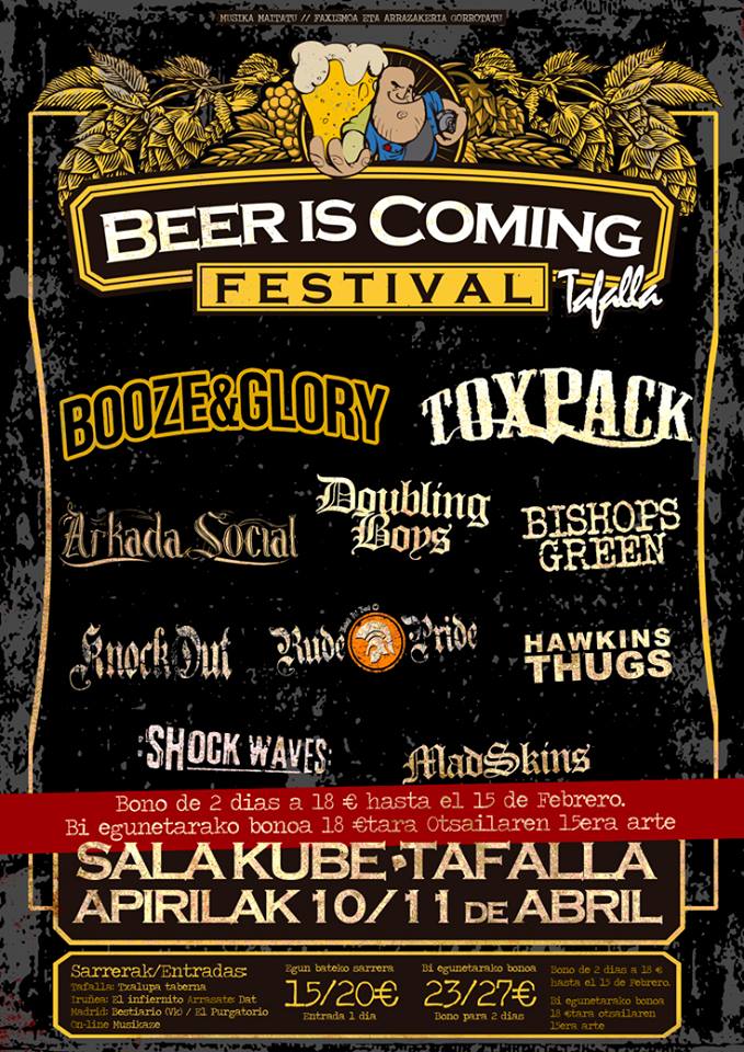 10 y 11 de Abril, <a href="/BeerIsComingFst/">Beer Is Coming</a> desembarca en Kube!

Compra ya tu entradas ONLINE o Puntos de venta habituales!