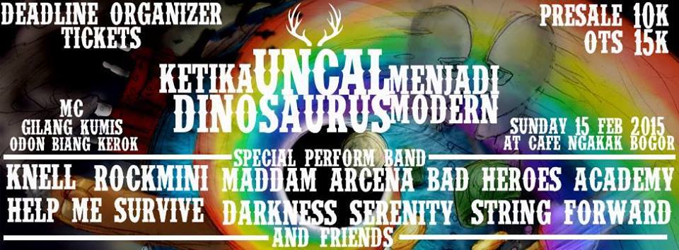 Ready Tiket smile emotikon
"KETIKA UNCAL MENJADI DINOSAURUS MODERN"
Minggu 15 febuari <a href="/caffe/">caffe</a> Ngakak Bogor