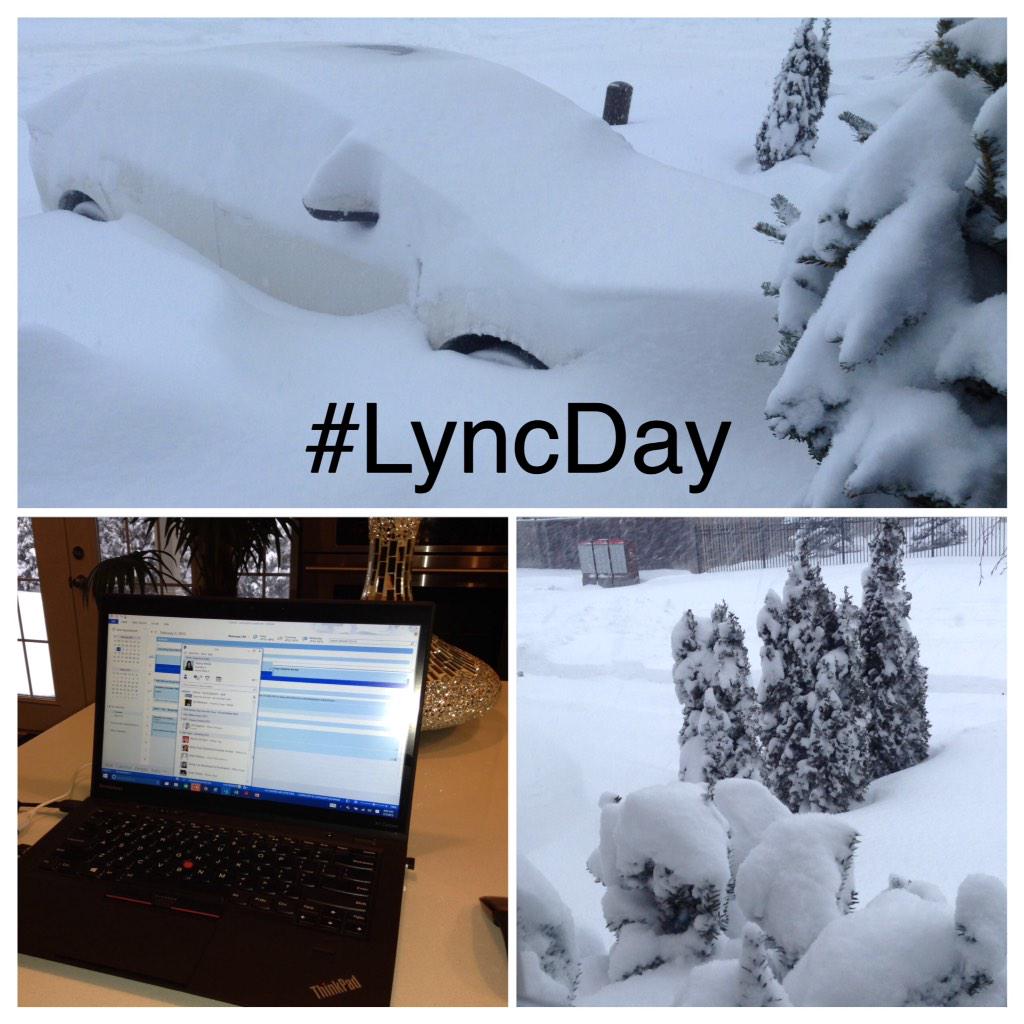 p_petril's tweet photo. It's days like today that demonstrate the value of #Microsoft #Lync #SnowDay #LyncDay - Keeping productive from home http://t.co/feELjrctaz