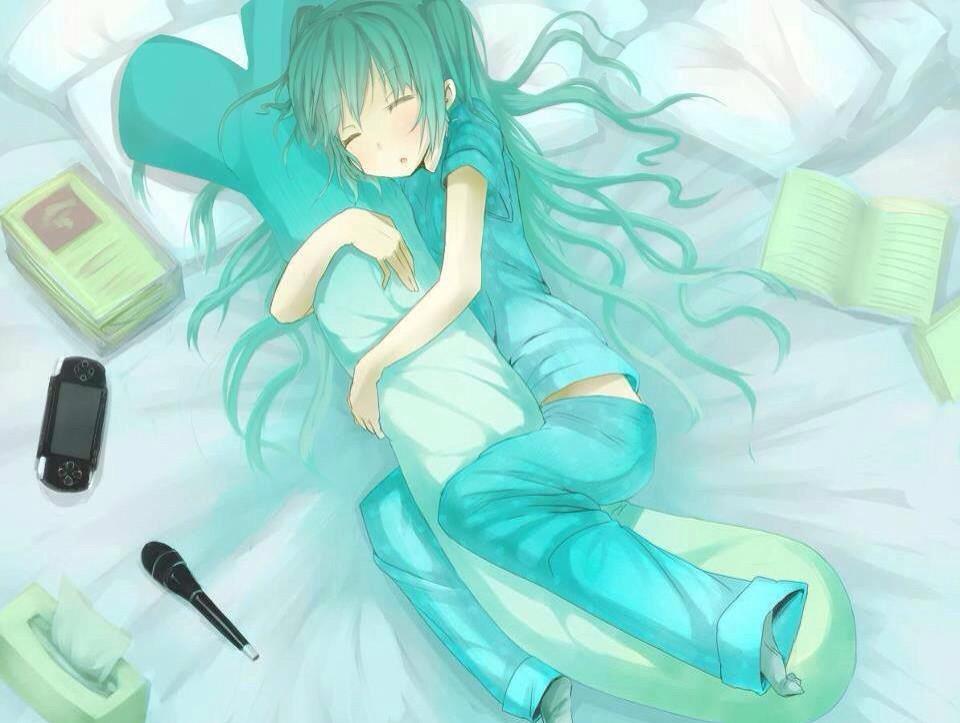 ItsHatsuneMiku_'s tweet photo. "Goin to Sleep Bye Guys Bye Rin-Chan (@KagamineCuteRin ) " #MikuChan01Bot #WeAre2Kawaii4u http://t.co/nnBdfrPs3v