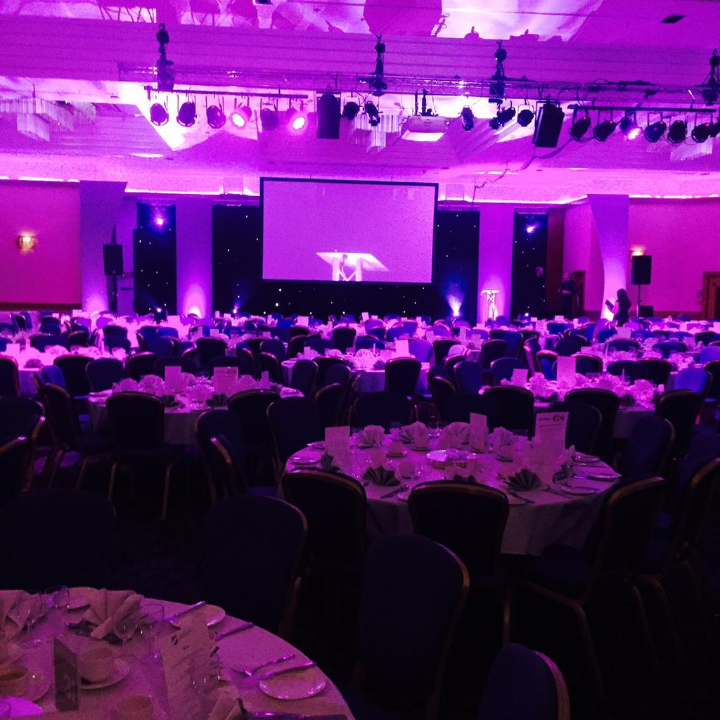 This was an awards ceremony we helped put together at the Hilton Blackpool Hotel. #crew #LiveEvents #eventprofs