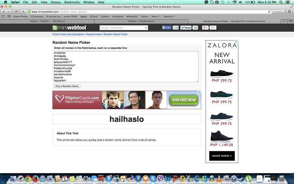 clatlets's tweet photo. Congrats @HailHaslo you won our giveaway please contact us at 09335055300 http://t.co/aPZjipr5dq