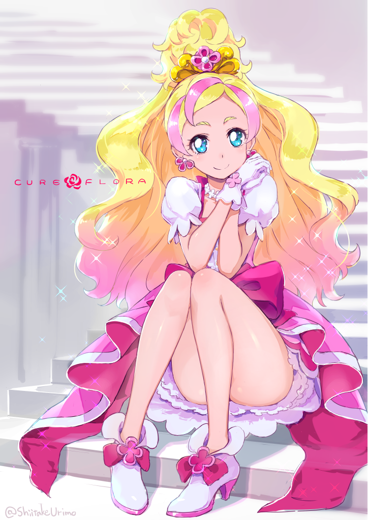 うりも キュアフローラちゃんかわいかったので描きました Http T Co 4sombe5xap