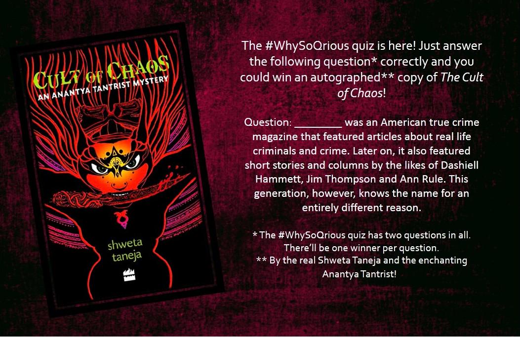 HarperCollinsIN's tweet photo. Winners of #WhySoQrious quiz: Krishna Kala Baskaran for question#1; @aastha_jain08 for question #2 @shwetawrites http://t.co/crdLvoLQ0K