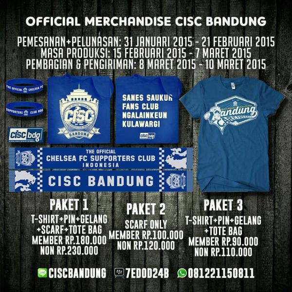 CISCbandung's tweet photo. Yg pesen Merchandise, ini BBM lg error :( Kamu bisa menghubungi kita via Line / Wassap. http://t.co/JYLyKQbToj
Pemesanan DITUTUP Sabtu ini