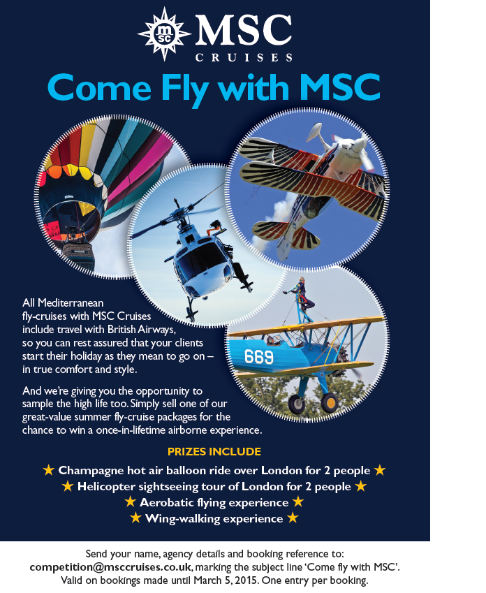 MSCMidlands's tweet image. Join MSC`s massive trade competition! The prizes are all themes of flying incl WING WALKING!! Are you brave enough?!