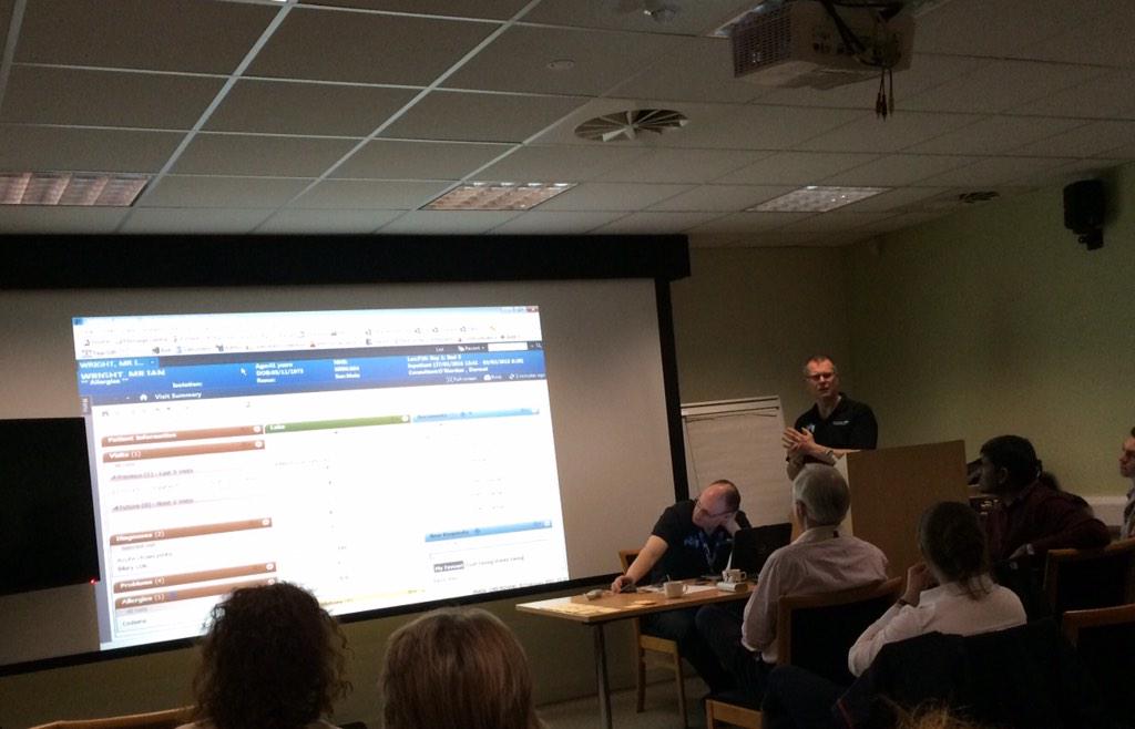 dermotor's tweet photo. “@YvonneRaiber: @dermotor Leading e-Care! Successful first session #TeamECare http://t.co/jqXiO9zLWM” @WestSuffolkNHS @CernerLimitedUK