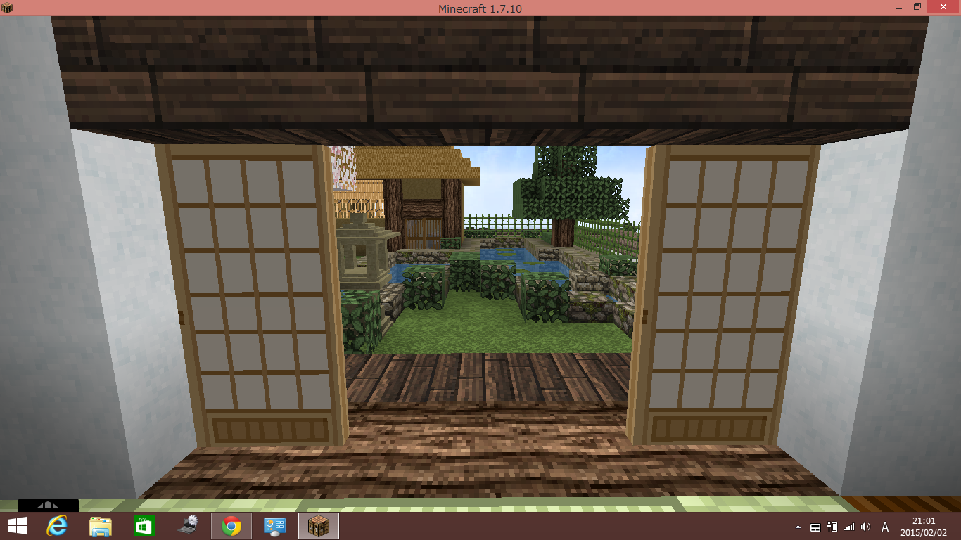 もっちゃり A Twitter 刀剣乱舞 Minecraft Minecraft建築部 刀剣乱舞の本丸っぽいものを想像で作ってます 審神者の部屋からの景色 Http T Co L9s5o3vmdt Twitter