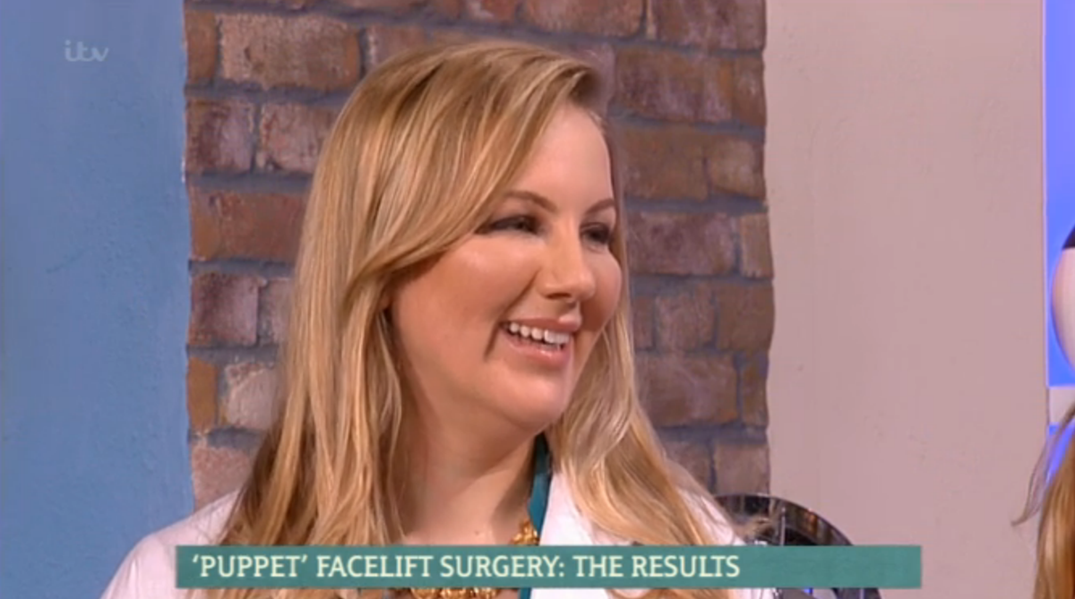 thelovelyclinic's tweet photo. Interested in @DrSarahTonks' #PuppetFacelift as seen LIVE on @itvthismorning? Get in touch: http://t.co/HHxkF9Gvli x http://t.co/OM4abXeRiU