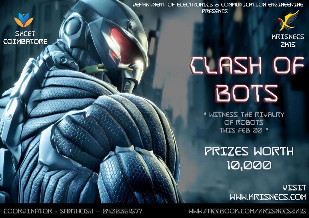 Folks! Get your bots loaded! For a upcoming battle on Feb 20-2k15
#krisnecs2k15