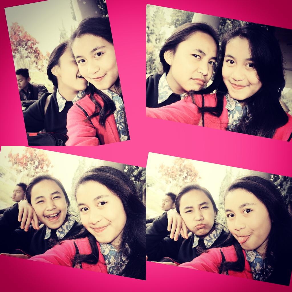 Tiap hari barengan dia mulu😊 susah senang punn({})😚😚