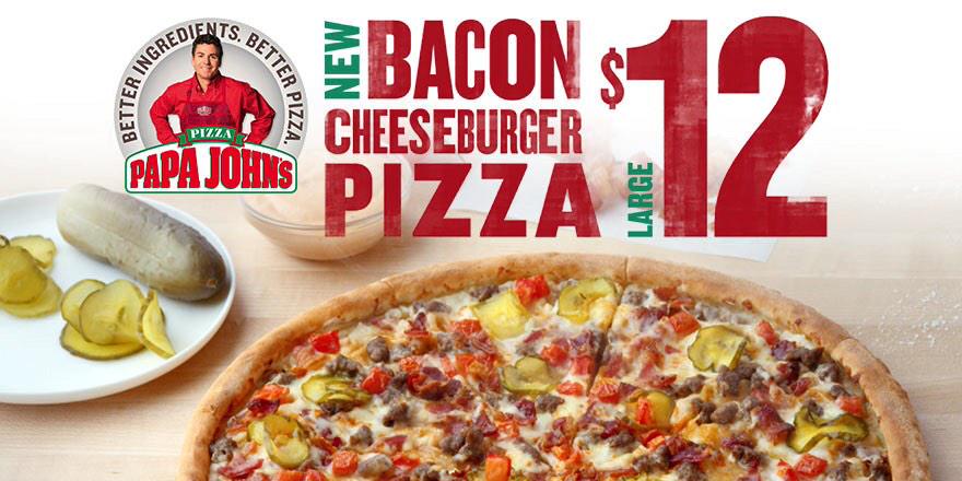 Bacon Cheeseburger Pizza - Delivery & Carryout from Papa Johns