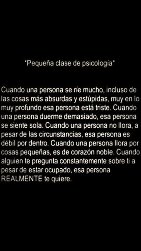 Pequeña clase de psicología