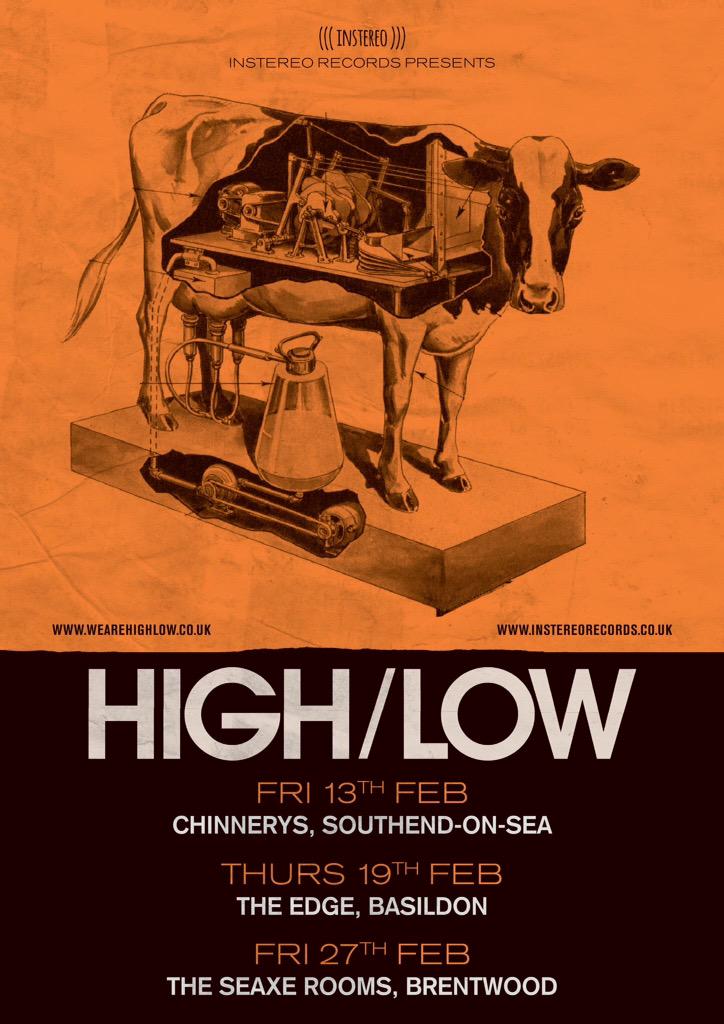 wearehighlow's tweet photo. Put these dates in you diary. 13/2 @Chinnerys 19/2 @TheEdgeBasildon 27/2 @theflagfactory #livemusic #altrock http://t.co/w9lrCKFjbW