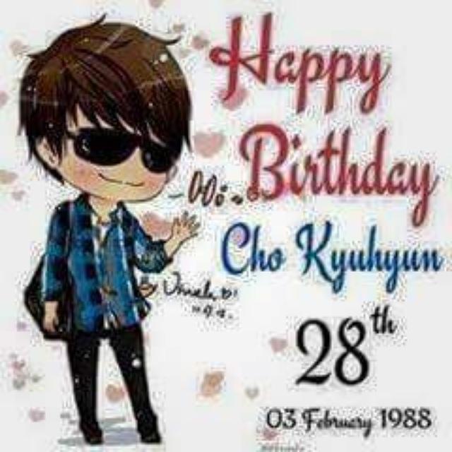 Hey bias.
happy birthday^^
cho kyuhyun.              