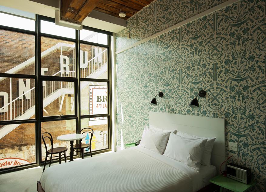 GubiUk's tweet photo. Nice shot from @WytheHotel with the classic #Bestlite reading #lights from #Gubi. #hotel #interiors http://t.co/fDJyZpojrT