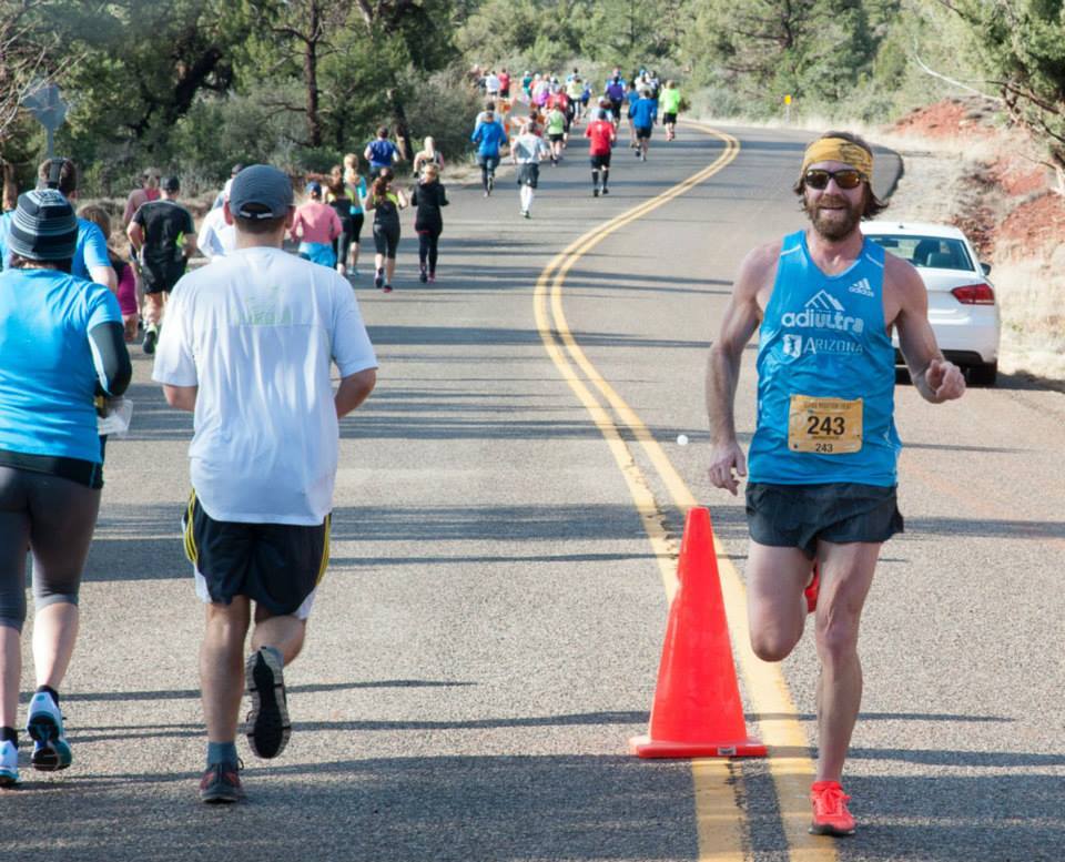 AdiUltraTeam's tweet photo. Congratulations to @briantinder for his podium (3rd in 1:17:46) at the @sedonamarathon. @NathanPerfGear @newbelgium http://t.co/LOq9P70fJI