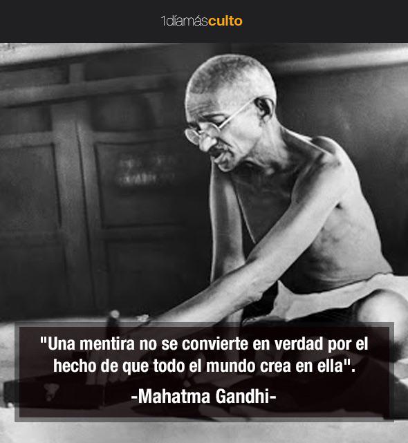 JoiaribJoaquin's tweet image. #Gandhi... Una mentira no se convierte en verdad. #UDMC #datocurioso undiamasculto.com/dato-curioso/g…