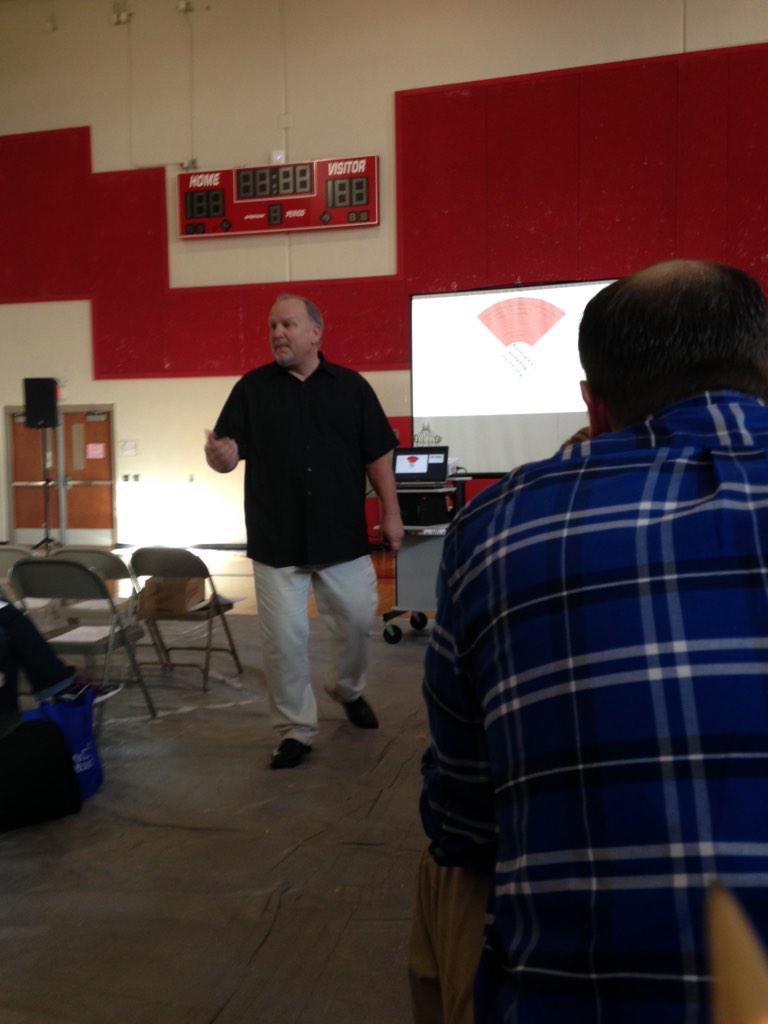"If we don't take care of the learning environment, we can't maximize the other areas the LearningModel."Stu #LISDCIC