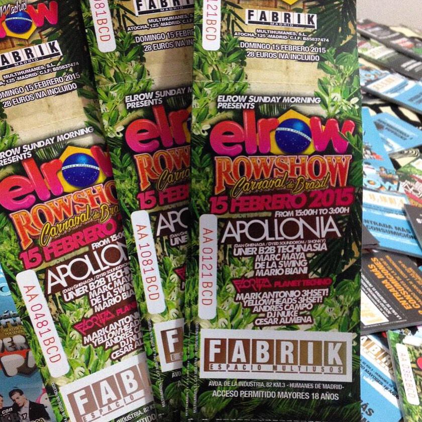 Daniel Fonseca (@danielfonseca67) on Twitter photo "<a href="/fabrikdiscoteca/">FABRIK</a>: Haz el primer RT y gana una de éstas entradas para #elRowFabrik !! GO !! " "<a href="/fabrikdiscoteca/">FABRIK</a>: Haz el primer RT y gana una de éstas entradas para #elRowFabrik !! GO !! "