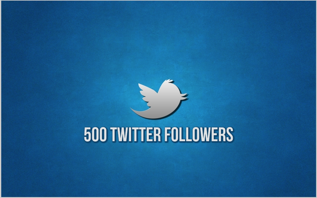 Thanks for 500 follows, followers!