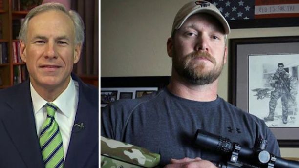 FoxNews's tweet photo. Texas declares today ‘Chris Kyle Day,’ as Medal of Honor petition drive launches. http://t.co/lWWpNsZr1V http://t.co/UZoYWmHo7a