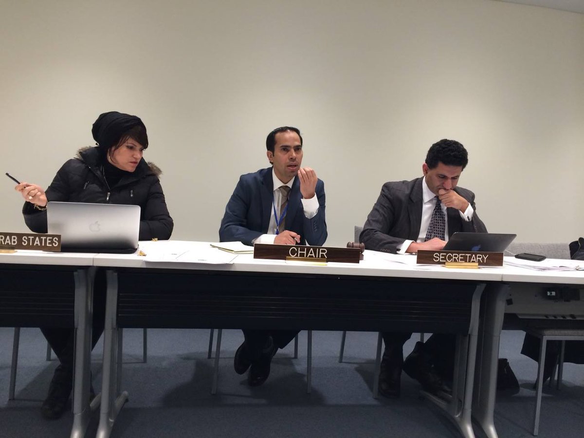 Yemen_MissionNY's tweet photo. #Yemen chaired #Arab_Group (disarmament experts); preparation process for
2015 #Nuclear #Non_Proliferation Treaty http://t.co/XOuH6YKvAc