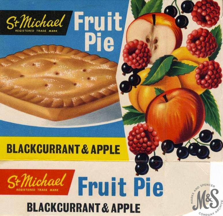More great packaging design c1960 - a fruit pie just for #bramleyapples week. Got to be one of your five a day!?