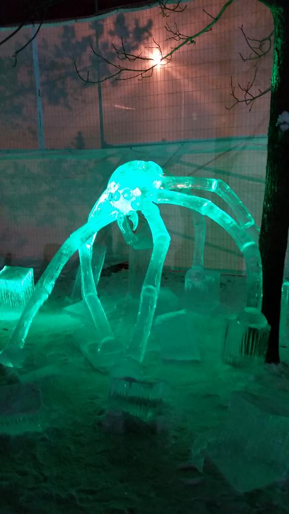 WattKristin's tweet photo. Some of the final sculptures at the @IceOnWhyte  See you in 2016! #iceonwhyte #ice #sculpture #talent #temporaryart http://t.co/MB8Ye6kdry