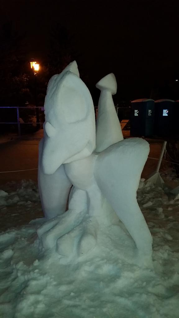 WattKristin's tweet photo. Some of the final sculptures at the @IceOnWhyte  See you in 2016! #iceonwhyte #ice #sculpture #talent #temporaryart http://t.co/MB8Ye6kdry