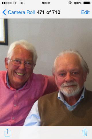 Happy birthday Sir David Jason, I can\t believe it\s forty years since our first pint together..... 
