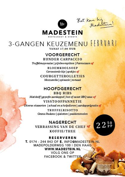 KEUZE MENU FEBRUARI #Februari #Keuzemenu #Diner #Het #Kan #Bij #Madestein #Westland #DenHaag #Eten #Drinken