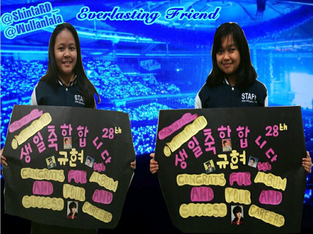  annyeonghaseyo cho kyuhyun.... Happy Birthday to you    I want you see me and my friend 